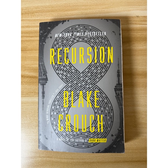 Recursion by Blake Crouch NY Times Bestseller Paperback Novel Book - Picture 1 of 2